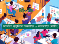 চাকরির প্রস্তুতিতে অনলাইন vs অফলাইন কোচিং ২০২৬-২৭ চাকরির প্রস্তুতিতে অনলাইন vs অফলাইন কোচিং – কোনটা ভালো