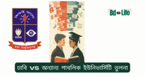 ঢাবি vs অন্যান্য পাবলিক ইউনিভার্সিটি তুলনা ২০২৬ ঢাবি vs অন্যান্য পাবলিক ইউনিভার্সিটি – তুলনামূলক বিশ্লেষণ