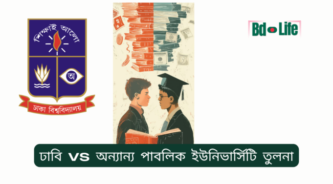 ঢাবি vs অন্যান্য পাবলিক ইউনিভার্সিটি তুলনা ২০২৬ ঢাবি vs অন্যান্য পাবলিক ইউনিভার্সিটি – তুলনামূলক বিশ্লেষণ