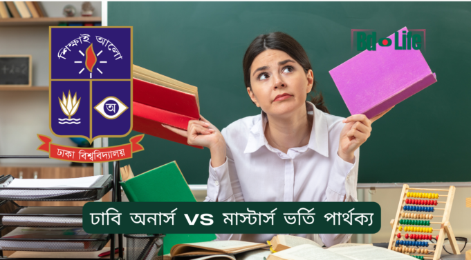 ঢাবি অনার্স vs মাস্টার্স ভর্তি পার্থক্য ২০২৬-২৭ ঢাবি অনার্স vs মাস্টার্স ভর্তি পার্থক্য – তুলনামূলক গাইড