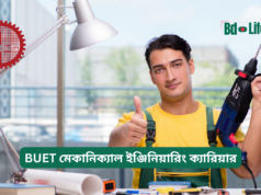 BUET মেকানিক্যাল ইঞ্জিনিয়ারিং ক্যারিয়ার ২০২৬-২৭ BUET মেকানিক্যাল ইঞ্জিনিয়ারিং ক্যারিয়ার – অপশন ও গাইড