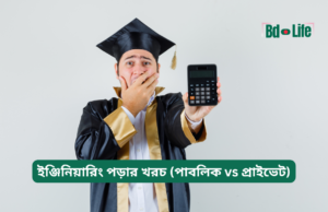 ইঞ্জিনিয়ারিং পড়ার খরচ (পাবলিক vs প্রাইভেট) ২০২৬-২৭ ইঞ্জিনিয়ারিং পড়ার খরচ পাবলিক vs প্রাইভেট – তুলনা